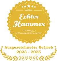 Siegel Echte Hammer 2023 - 2025